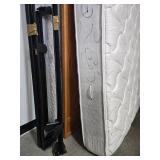 King Size Bed Frame with Headboard and Mattress Set