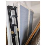 King Size Bed Frame with Headboard and Mattress Set