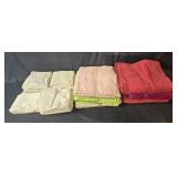 Set of Various Colored and White Bath Towels