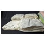 Set of Various Colored and White Bath Towels