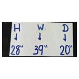 Industrial Style Work Desk/Table with Metal Frame and Wood Surface