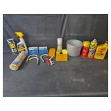 Collection of Household Cleaning and Maintenance Supplies
