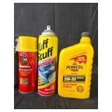 Collection of Household Cleaning and Maintenance Supplies