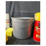 Collection of Household Cleaning and Maintenance Supplies