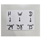 Vintage Hand-Painted Wooden Bench with Floral Design (purple cushion & pillow inc but not pictured)