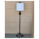 Elegant Floor Lamp with Decorative Pinecone Design