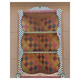 Colorful Harlequin Bookshelf