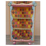 Colorful Harlequin Bookshelf