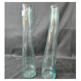 Trio of Glass Vases