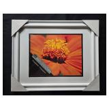 Set of 2 Studio Decor White Photo Frames with Designer Mat and Heart Patterned Paper