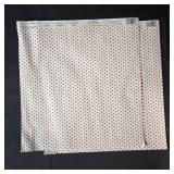 Set of 2 Studio Decor White Photo Frames with Designer Mat and Heart Patterned Paper