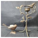 Collection of Rustic Decor Candle Holders and Greeting Cards