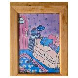 Set of 3 Framed Prints by Holly Wojahnn & 1 Empty Wooden Frame