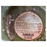 Set of 2 Colorful Shabby Chic Candlesticks with Orange Candle - 24" tall