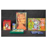 Collection of Board Games and Puzzles Including Scattergories and Dominoes - number of game pieces unverified