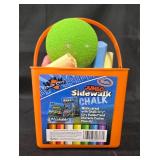 Easter Egg Toy Set with Miniature Vehicles & Jumbo Sidewalk Chalk Set