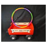 Little Tikes Red Wagon with Hula Hoops