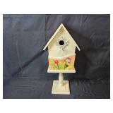 Set of 2 Decorative Table Top Wooden Birdhouses with Unique Designs