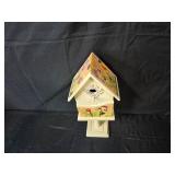 Set of 2 Decorative Table Top Wooden Birdhouses with Unique Designs
