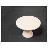 Set of Glass Decorative Bowl, Vase and Display Stand