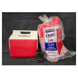 Igloo Little Playmate Cooler and 240 Red Chinet Plastic Cups