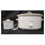Rival Crock-Pot Stoneware Slow Cooker and Mini Dipper