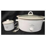 Rival Crock-Pot Stoneware Slow Cooker and Mini Dipper