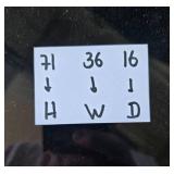 Set of 2 Black Freestanding Shelving Units with Adjustable Shelves