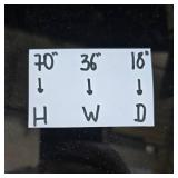 Set of 2 Black Freestanding Shelving Units with Adjustable Shelves