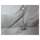 Adjustable Black Desk Lamp with Weighted Base and UL Certification