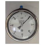 McDaniel Controls - 0-30 PSI Gauge - 316 SS Tube and Socket