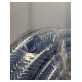 1/2 in. I.D. x 3/4 in. O.D. x 100 ft. Clear Braided Vinyl Tubing - Heavy Duty