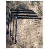 Set of 4 L Bracket Sign Hangers