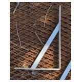 Set of 4 - Shelf Bracket: 15 3/4 in Lg, 1 9/64 in Ht, 10 5/8 in Wd, 500 lb Capacity