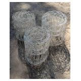 Set of 3 Rolls of Garden Decor Fencing - Good Size Rolls