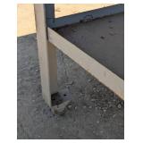 Rolling Welders Table - Heavy Duty - 64" x 54" - Locking Casters