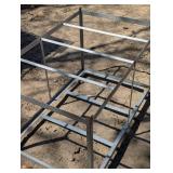 Metal stand table 47.4 x 30 on Wheels