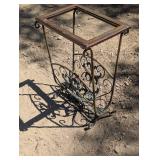 Metal Ornate Entry Table Frame or Plant Stand