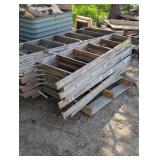 Large Pallet of Wooden Ladders