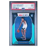 JADEN MCDANIELS 2020 PANINI HOOPS TEAL ROOKIE CARD 12/70 PSA 9