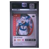 JON GREENARD 2020 PANINI PRIZM DP AUTOGRAPH-GOLD 06/10 PSA 10