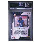 JORDAN ADDISON 2023 CONTENDERS ROOKIE OF THE YEAR ROOKIE CARD PSA 9