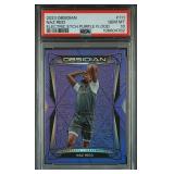 NAZ REID 2023 OBSIDIAN ELECTRIC ETCH PURPLE FLOOD 03/49 PSA 10