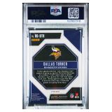 DALLAS TUNRER 2024 PRIZM ROOKIE GEAR PATCH PSA 8