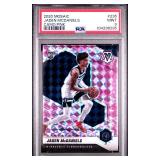 JADEN MCDANIELS 2020 MOSAIC CAMO PINK ROOKIE CARD PSA 9