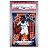 ROB DILLINGHAM 2023 BOWMAN U BEST GEOMETRIC ORANGE REFRACTOR 22/25 PSA 10