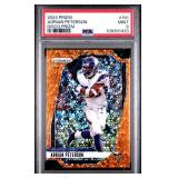ADRIAN PETERSON 2024 ORANGE DISCO PRIZM PSA 9