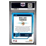 DALLAS TURNER 2024 DONRUSS OPTIC PREVIEW-PINK ROOKIE CARD PSA 8