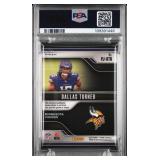 DALLAS TURNER 2024 PRIZM PREMIER JERSEY ROOKIE CARD PATCH PSA 10