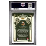 JJ MCCARTHY 2024 MOSAIC MONEY ROOKIE CARD PSA 9